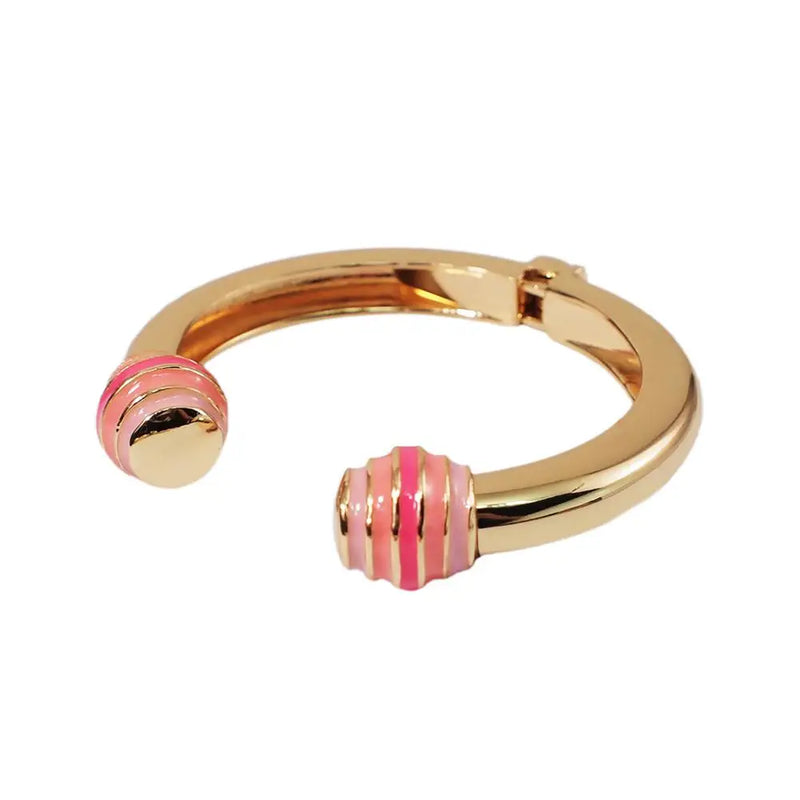 Alloy Statement Bangles Bracelets For Women High Charm Cuff Bangles Pink Jewelry