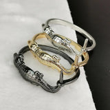 Ancient Alloy Crocodile Bracelets Cuff Statement Bangle