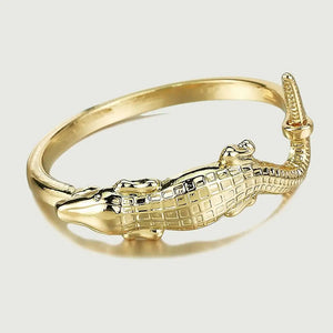Ancient Alloy Crocodile Bracelets Cuff Statement Bangle