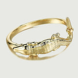Ancient Alloy Crocodile Bracelets Cuff Statement Bangle