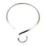 Punk Choker Necklaces Metal Torques Women Bib Collar Statement Necklace