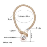 Chunky Beads Statement Pendant Necklace for Women