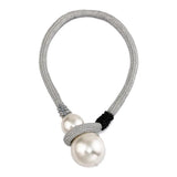 Chunky Beads Statement Pendant Necklace for Women