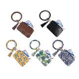 Bohemia PU Leather Keychain with Tassel Bracelet