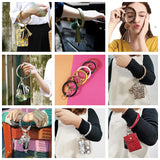 Bohemia PU Leather Keychain with Tassel Bracelet