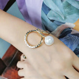 Wave Curve Metal Bracelet Bangle Charm Jewelry Party