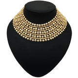 Chunky Metal Statement Necklace For Women