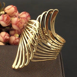 Punk Alloy Wing Cuff Bangle for Women BL354