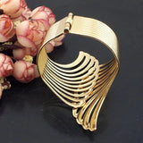 Punk Alloy Wing Cuff Bangle for Women BL354
