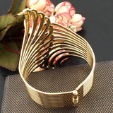 Punk Alloy Wing Cuff Bangle for Women BL354