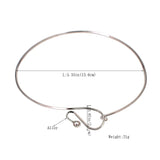 Geometric Alloy Collar Choker Necklace Women Accessories Charm Torques