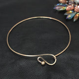 Geometric Alloy Collar Choker Necklace Women Accessories Charm Torques