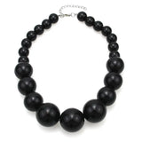 Pearl Choker Necklace Big Beads Statement Bride Party Beaded