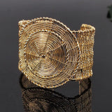 Indian Big Alloy Women Cuff Bangle Wide Metal Bangles & Bracelets
