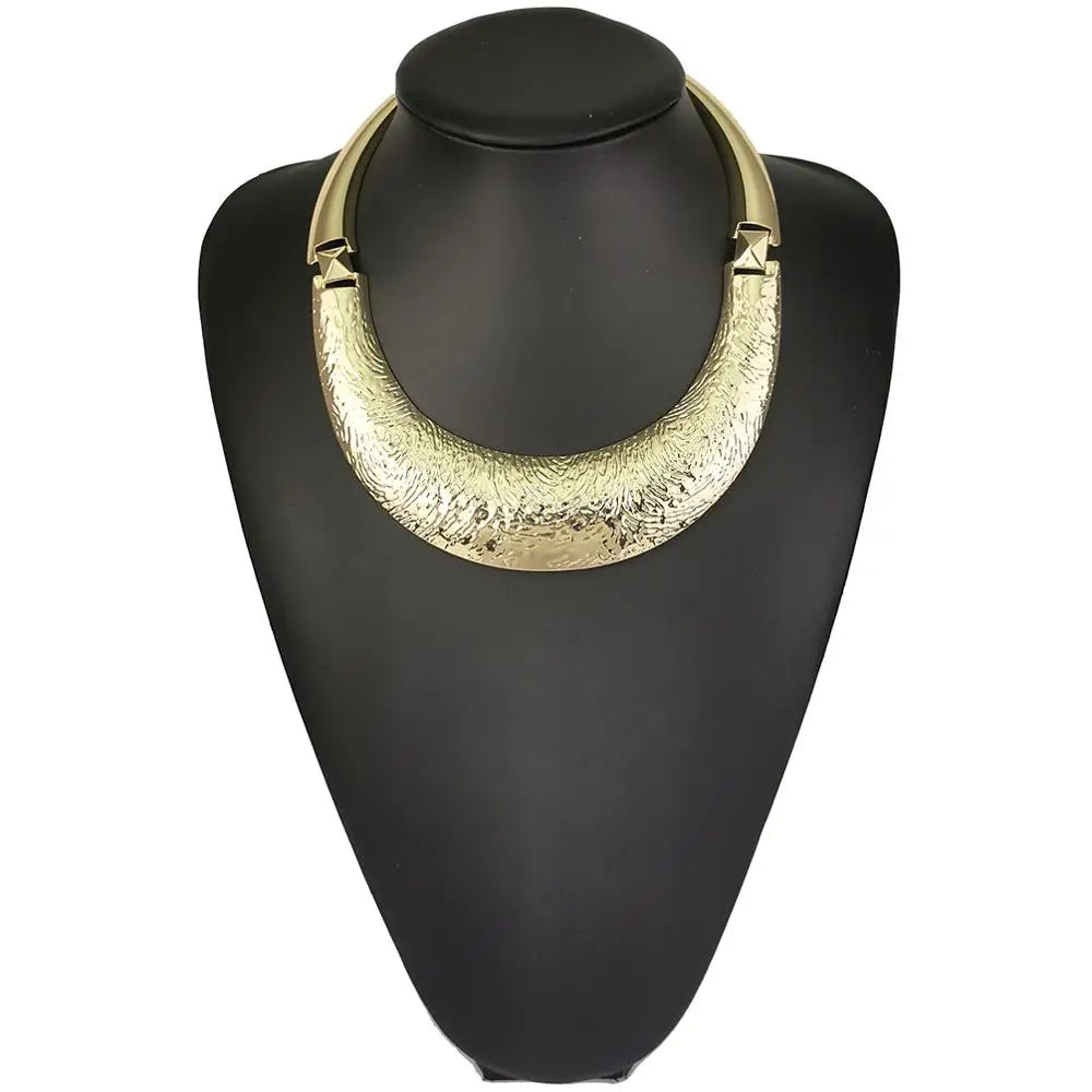 Indian Vintage Torques Choker Necklaces Metal Statement Necklaces For Women