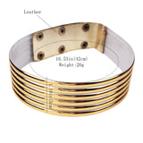 Leather Statement Choker Necklace For Women African Jewelry