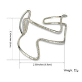 Irregular Geometric Metal Bracelets Vintage Big Cuff Bangles Girls Party Jewelry