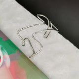 Irregular Geometric Metal Bracelets Vintage Big Cuff Bangles Girls Party Jewelry