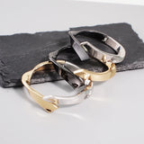 Mixed Alloy Cuff Bracelet Metal Bangle Gift