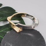 Mixed Alloy Cuff Bracelet Metal Bangle Gift