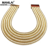 Multilayer Chokers Necklaces Chunky Collar Statement Necklace
