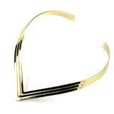 3 Layer Bright Metal Weld Bib Women Necklaces