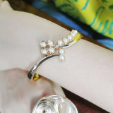 Punk Alloy Crystal Bangles Bracelets For Women Statement