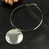 Punk Women Collar Choker Necklace Metal Pendants Statement Necklaces