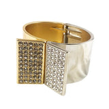 Rhinestone Cuff Bracelet High Alloy Statement Jewelry