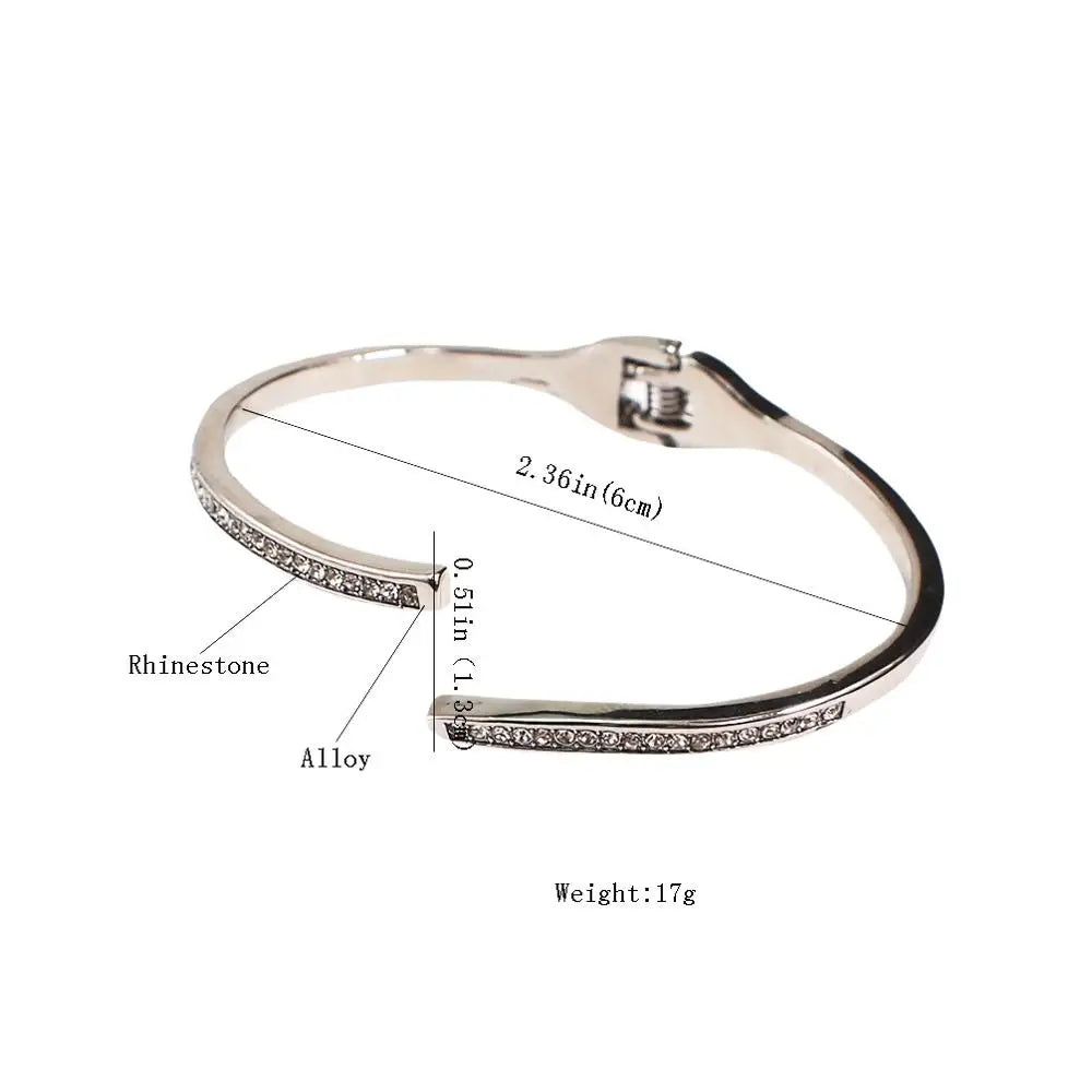 Rhinestones Bracelet Charm Bangle Accessories