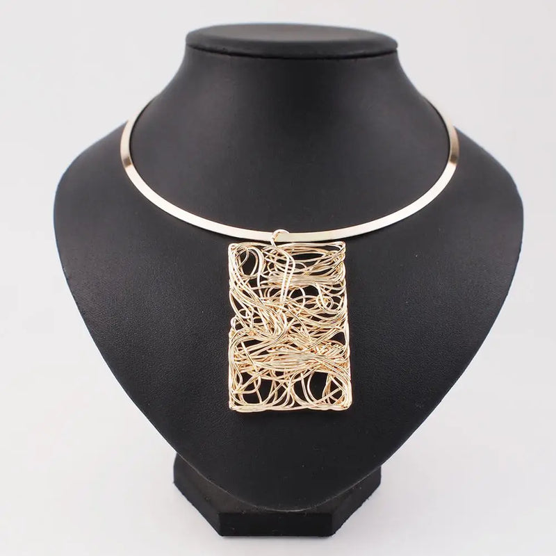 Torques Choker Necklace Statement Pendants Collar Jewelry Punk
