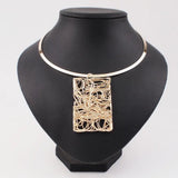 Torques Choker Necklace Statement Pendants Collar Jewelry Punk