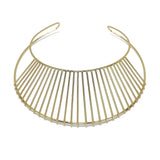 Indian Metal Torques Neck Bib Choker Necklace Statement Jewelry