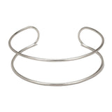 Metal Line Rigid Chocker Bib Neck Torques Choker Necklaces