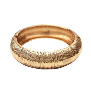 Rough Surface Metal Bangles Bracelets Punk Statement Cuff Bracelets