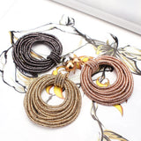 Bohemian Round Multilayer Dangle Earrings Statement Party Jewelry