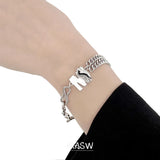 High Brass Chain Bracelet Simply Style Jewelry For Women