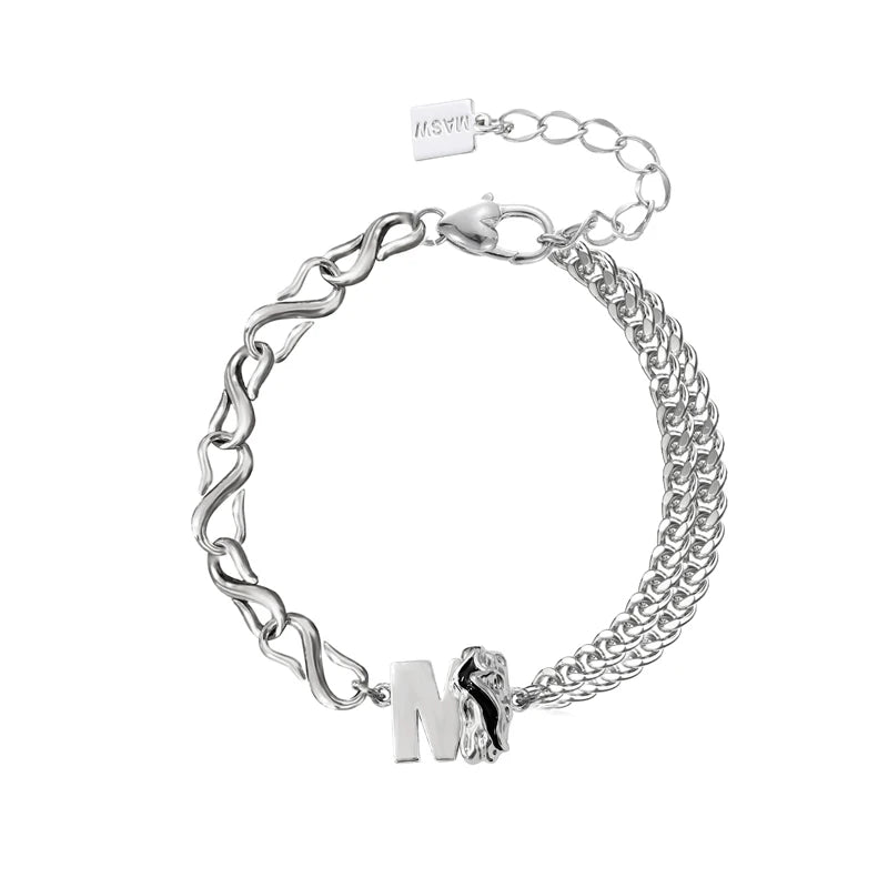 High Brass Chain Bracelet Simply Style Jewelry For Women