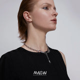 Geometric Star Pendant Necklace Women Jewelry