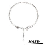 Geometric Star Pendant Necklace Women Jewelry