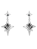 Star Earrings Modern Jewelry High Copper Metal Glass Earrings