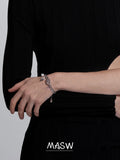 Zircon Star Bracelet Hot Punk Style Copper Metal Chain Women Jewelry