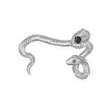 Personality Snake Earrings For Women Jewelry High Brass Earcuff Earrings