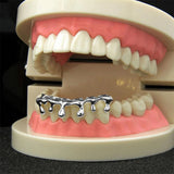 MATHALLA Hip Hop Grill Plating Rose Hip Hop Teeth Dripping Grillz Hat Bottom