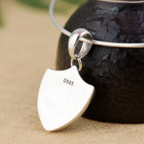 925 Silver Buddha Heart Pendant S925 Thai Silver for Men Women Jewelry