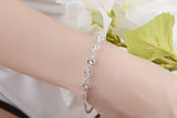 Zircon Square Cube 925 Sterling Silver Jewelry Set for Women Gift