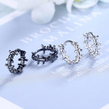 925 Silver Hoop Earring Wire Ear Cuff Clip On S925 Earrings