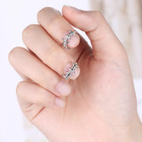 925 Silver Hoop Earring Wire Ear Cuff Clip On S925 Earrings