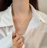 Infinity Heart Pendant Necklace 925 Sterling Silver Choker Statement Necklace