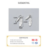 Sterling Silver Feather Charms Vintage DIY Necklace Making Jewelry Accessories